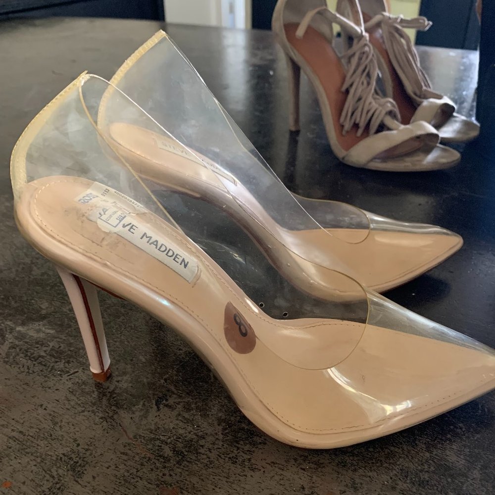 Clear Pumps - Steve Madden